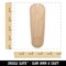 Safety Pin Unfinished Craft Wood Holiday Christmas Tree DIY Pre-Drilled Ornament